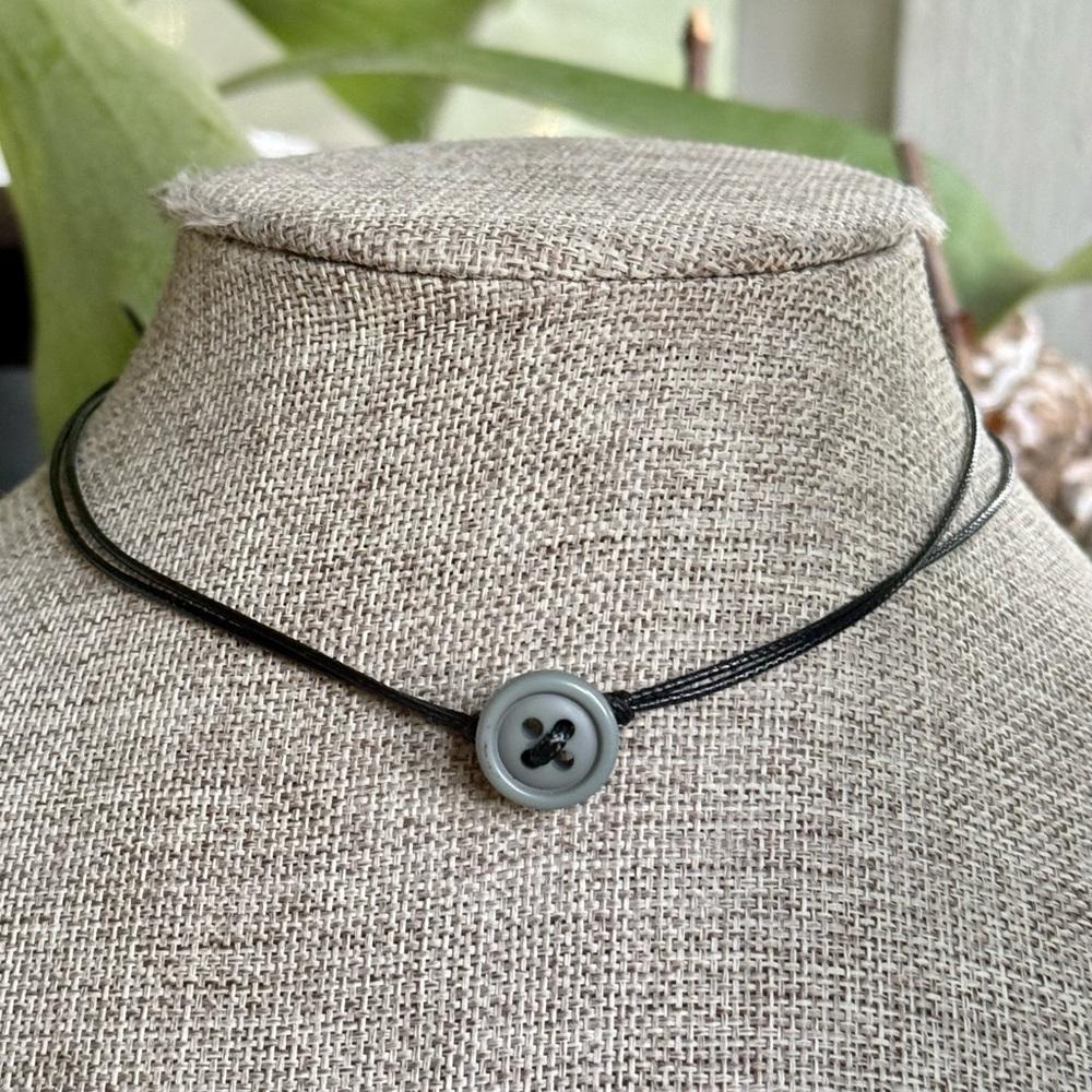Vintage Button Choker